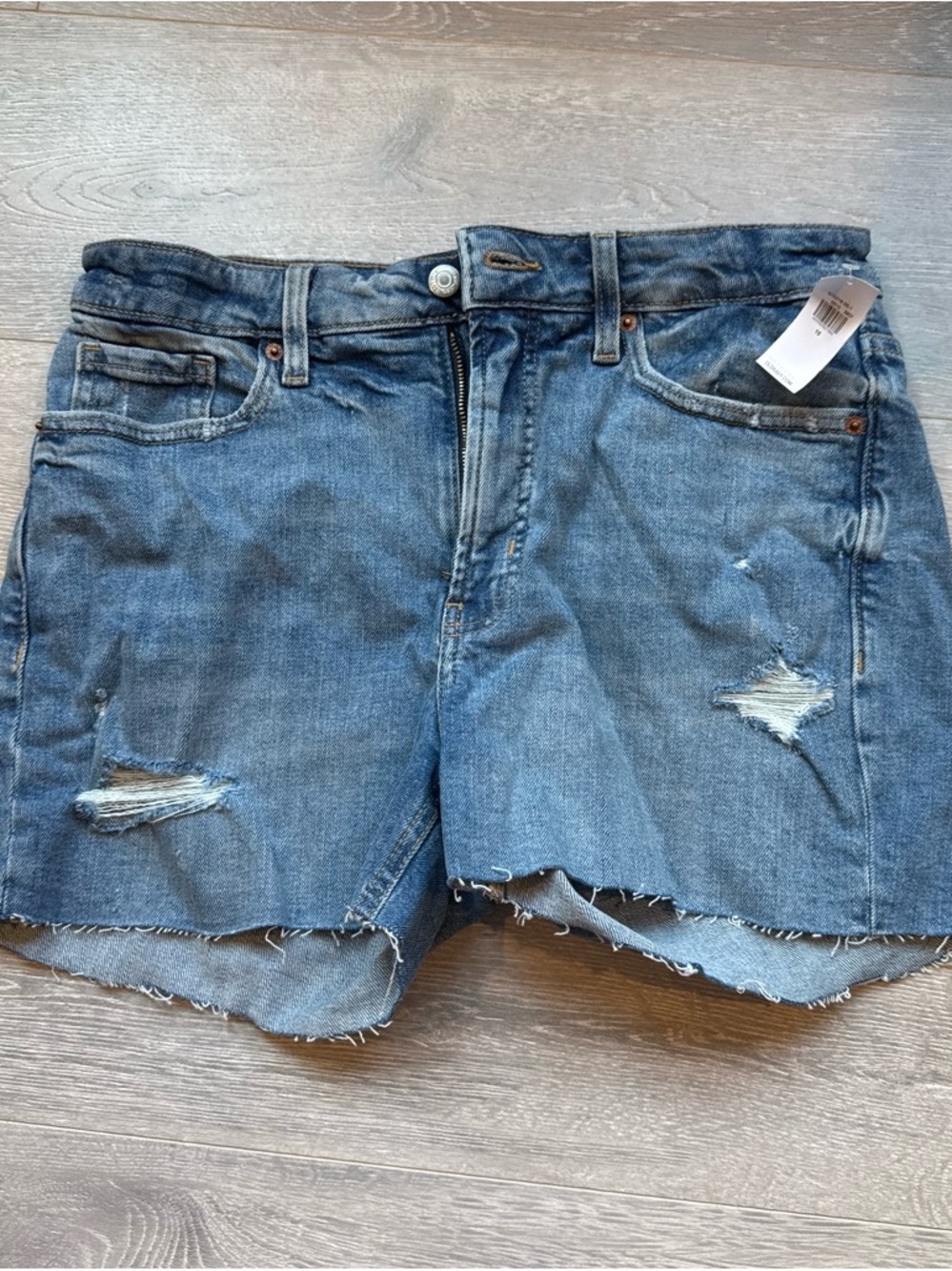 Old Navy Distressed Denim Cutoff Shorts - Blue
